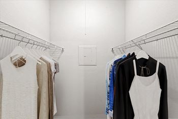 Spacious closets